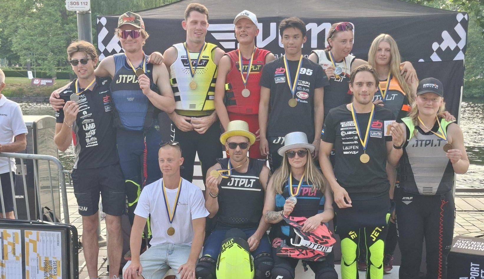Alla pallplacerade i Aquabike-SM 2026